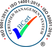 Certified to ISO 9001, ISO 14001 and ISO 45001